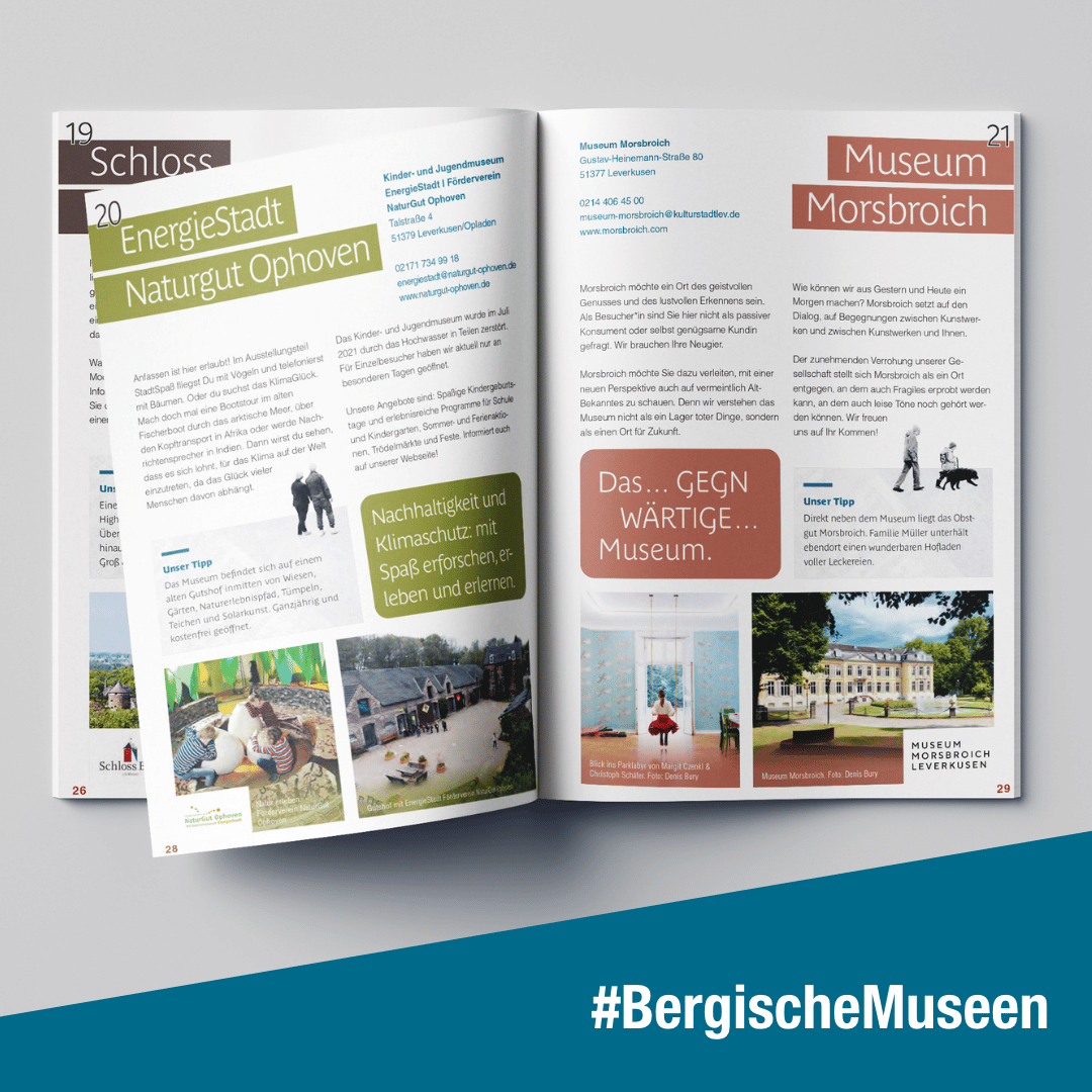 Netzwerk Bergische Museen - Museumsbroschüre 2023 (innen)